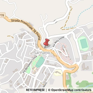 Mappa Piazza della Libertà, 76, 62028 Sarnano, Macerata (Marche)