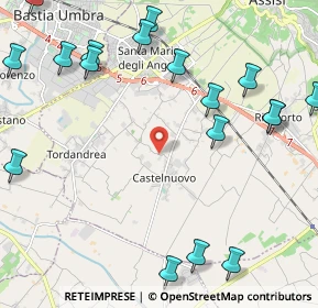 Mappa Via S. Vincenzo, 06081 Assisi PG, Italia (3.00611)