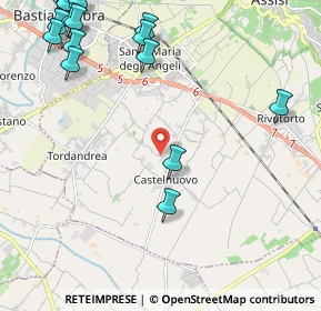 Mappa Via S. Vincenzo, 06081 Assisi PG, Italia (3.415)