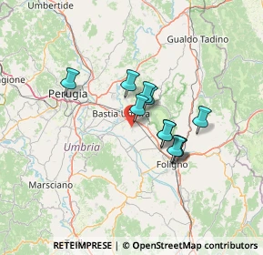 Mappa Via S. Vincenzo, 06081 Assisi PG, Italia (10.07727)