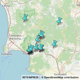 Mappa Strada Provinciale Massa Marittima, 58024 Massa Marittima GR, Italia (12.68706)