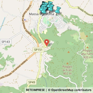 Mappa Strada Provinciale Massa Marittima, 58024 Massa Marittima GR, Italia (1.6515)