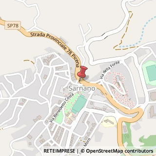 Mappa Piazza della Libertà, 87, 62028 Sarnano, Macerata (Marche)