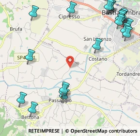 Mappa Via Sant'Anna, 06084 Bettona PG, Italia (3.2095)