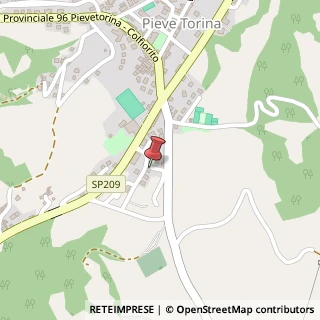 Mappa Via Aldo Moro, 1, 62036 Pieve Torina, Macerata (Marche)