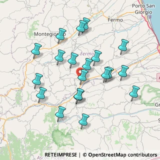 Mappa Contrada Indaco, 63851 Ortezzano FM, Italia (7.72)