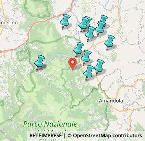 Mappa Località Pianatelle, 62028 Sarnano MC, Italia (7.16846)