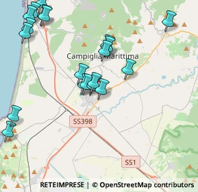 Mappa Via della Monaca, 57021 Campiglia Marittima LI, Italia (4.8025)