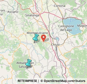 Mappa Strada dell'astrone, 53042 Chianciano Terme SI, Italia (64.09)