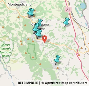 Mappa Strada dell'astrone, 53042 Chianciano Terme SI, Italia (3.25091)