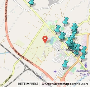 Mappa Via Polledraia, 57021 Campiglia Marittima LI, Italia (1.2385)