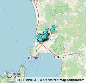 Mappa Via Francesco Petrarca, 57021 Campiglia Marittima LI, Italia (12.57583)