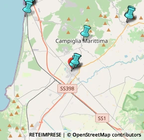 Mappa Via Francesco Petrarca, 57021 Campiglia Marittima LI, Italia (7.2185)