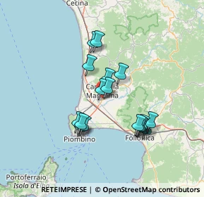 Mappa Campiglia Marittima, 57021 Campiglia Marittima LI, Italia (12.27059)