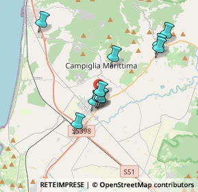 Mappa Campiglia Marittima, 57021 Campiglia Marittima LI, Italia (3.32)