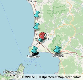 Mappa 57021 Campiglia Marittima LI, Italia (12.4425)