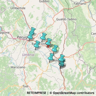 Mappa SS 75 KM 22 + 260, 06081 Spello PG, Italia (12.00091)