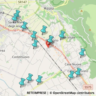 Mappa SS 75 KM 22 + 260, 06081 Spello PG, Italia (2.63467)