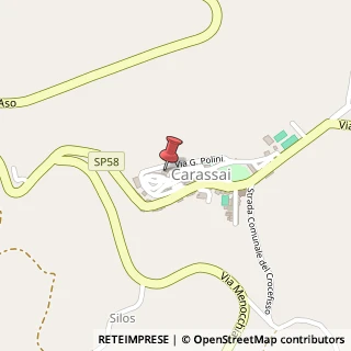 Mappa Via Santo Stefano, 71, 63063 Carassai, Ascoli Piceno (Marche)