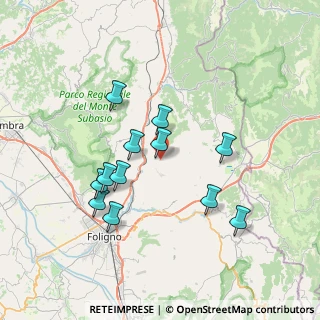 Mappa Via Gallano, 06030 Valtopina PG, Italia (6.945)