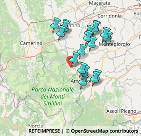 Mappa 62028 Sarnano MC, Italia (13.17789)