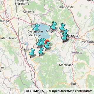 Mappa Strada Vicinale di Muserale, 06064 Panicale PG, Italia (11.0925)