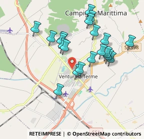 Mappa Via Ortino, 57021 Campiglia Marittima LI, Italia (1.8195)