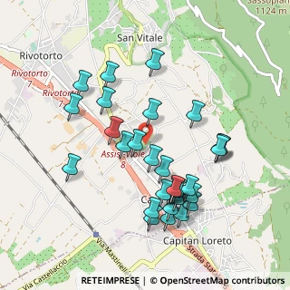 Mappa Via della Palombara, 06081 Assisi PG, Italia (0.98621)