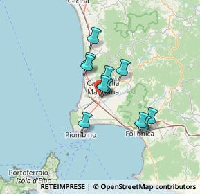 Mappa Via Dante Alighieri, 57021 Campiglia Marittima LI, Italia (10.20545)