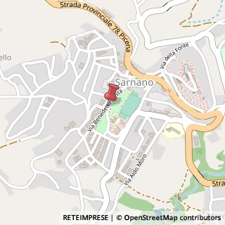 Mappa Via Benedetto Costa, 36, 62028 Sarnano, Macerata (Marche)