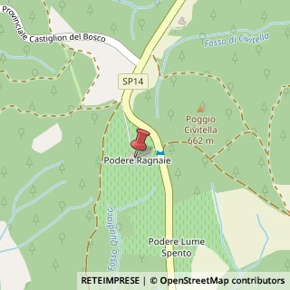 Mappa Loc. Le Ragnaie, 264, 53024 Montalcino, Siena (Toscana)