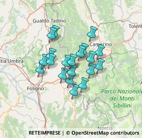 Mappa SP 96, 06034 Foligno PG (10.0155)