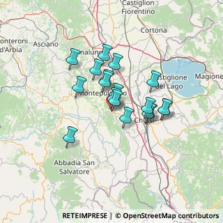 Mappa Viale G. Baccelli, 53042 Chianciano Terme SI, Italia (10.62056)
