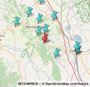 Mappa Viale G. Baccelli, 53042 Chianciano Terme SI, Italia (8.58083)