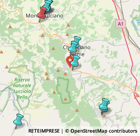 Mappa Viale G. Baccelli, 53042 Chianciano Terme SI, Italia (5.65909)