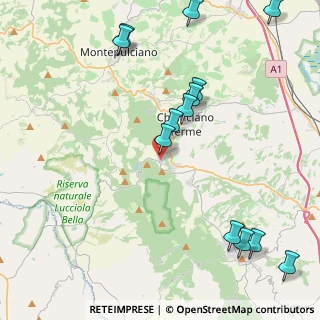 Mappa Via Le Piane, 53042 Chianciano Terme SI, Italia (5.41462)