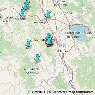 Mappa Via Le Piane, 53042 Chianciano Terme SI, Italia (13.91727)