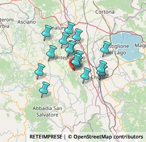 Mappa Via Le Piane, 53042 Chianciano Terme SI, Italia (10.35294)