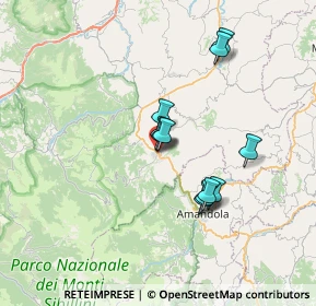 Mappa Via F. Corridoni, 62028 Sarnano MC, Italia (5.79909)