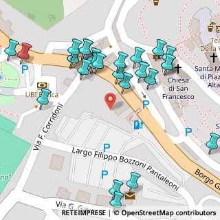 Mappa Piazzale Alfonso Lamarmora, 62028 Sarnano MC, Italia (0.08077)