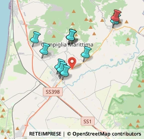 Mappa Via di Montioncello, 57021 Campiglia Marittima LI, Italia (3.2175)