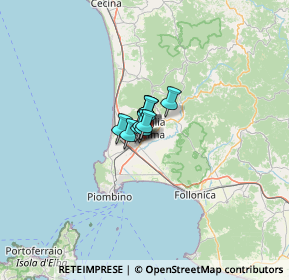 Mappa Via di Montioncello, 57021 Campiglia Marittima LI, Italia (16.86)