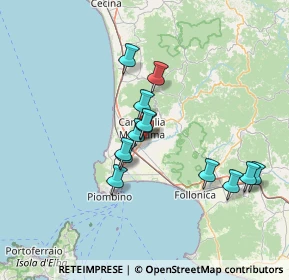 Mappa Via di Montioncello, 57021 Campiglia Marittima LI, Italia (12.27154)