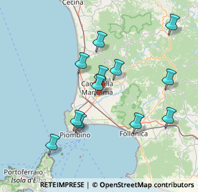 Mappa Via di Montioncello, 57021 Campiglia Marittima LI, Italia (15.14583)