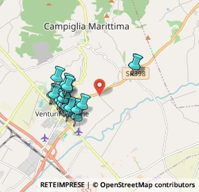 Mappa Via di Montioncello, 57021 Campiglia Marittima LI, Italia (1.641)