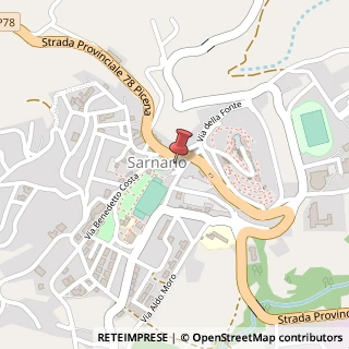 Mappa Piazza della Libertà, 83, 62028 Sarnano, Macerata (Marche)