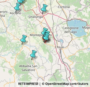 Mappa Via Giuseppe Verdi, 53042 Chianciano Terme SI, Italia (14.40909)