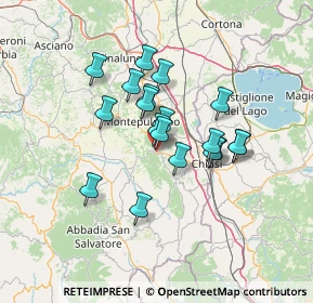 Mappa Via Giuseppe Verdi, 53042 Chianciano Terme SI, Italia (10.99895)