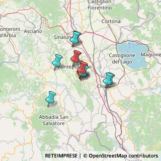 Mappa Via Giuseppe Verdi, 53042 Chianciano Terme SI, Italia (8.49583)