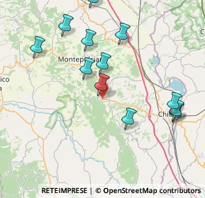 Mappa Via Giuseppe Verdi, 53042 Chianciano Terme SI, Italia (8.70667)